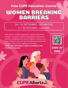Women Breaking Barriers- Education Course @ Local 70 office